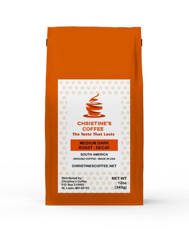 South America Medium Dark Roast Decaf Ground Coffee, 12 oz